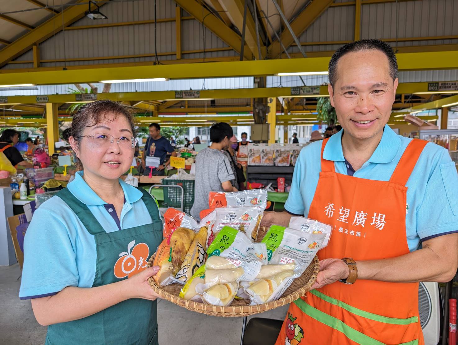 6月底前希望廣場每周末產區直送綠竹筍