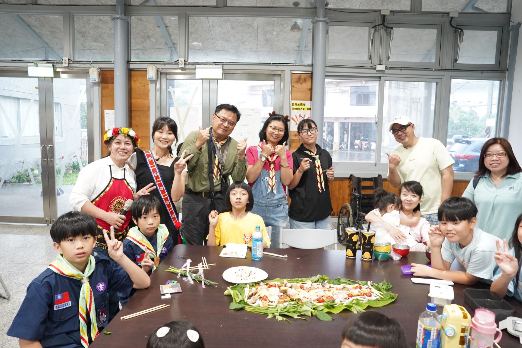 新北市政府農業局日前於三峽 Lipahak 野菜園區辦理「原來這樣野－食農教育體驗課程」