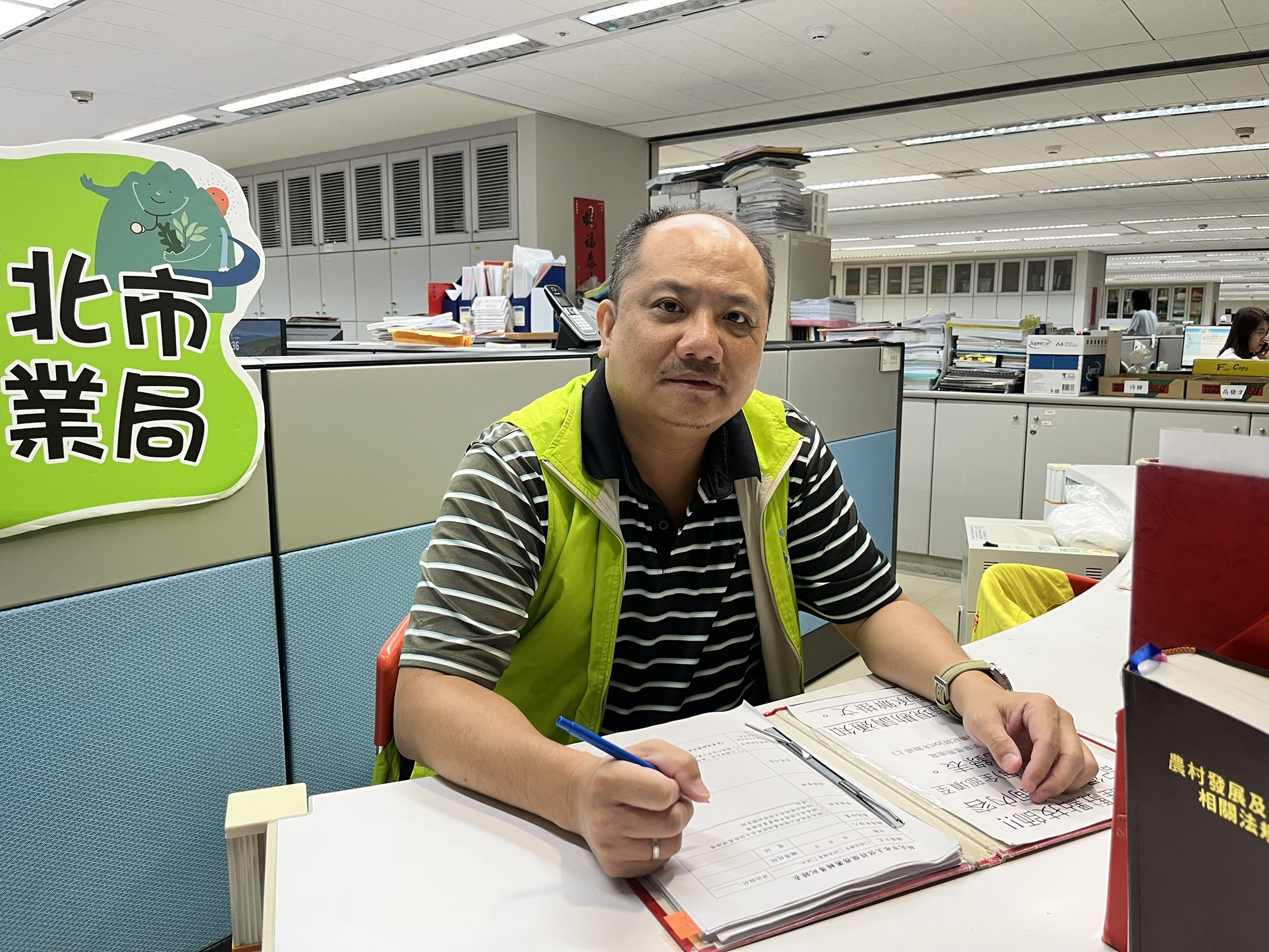 新北市水土保持服務團長陳盈男技師從事山坡地水土保持經驗豐富