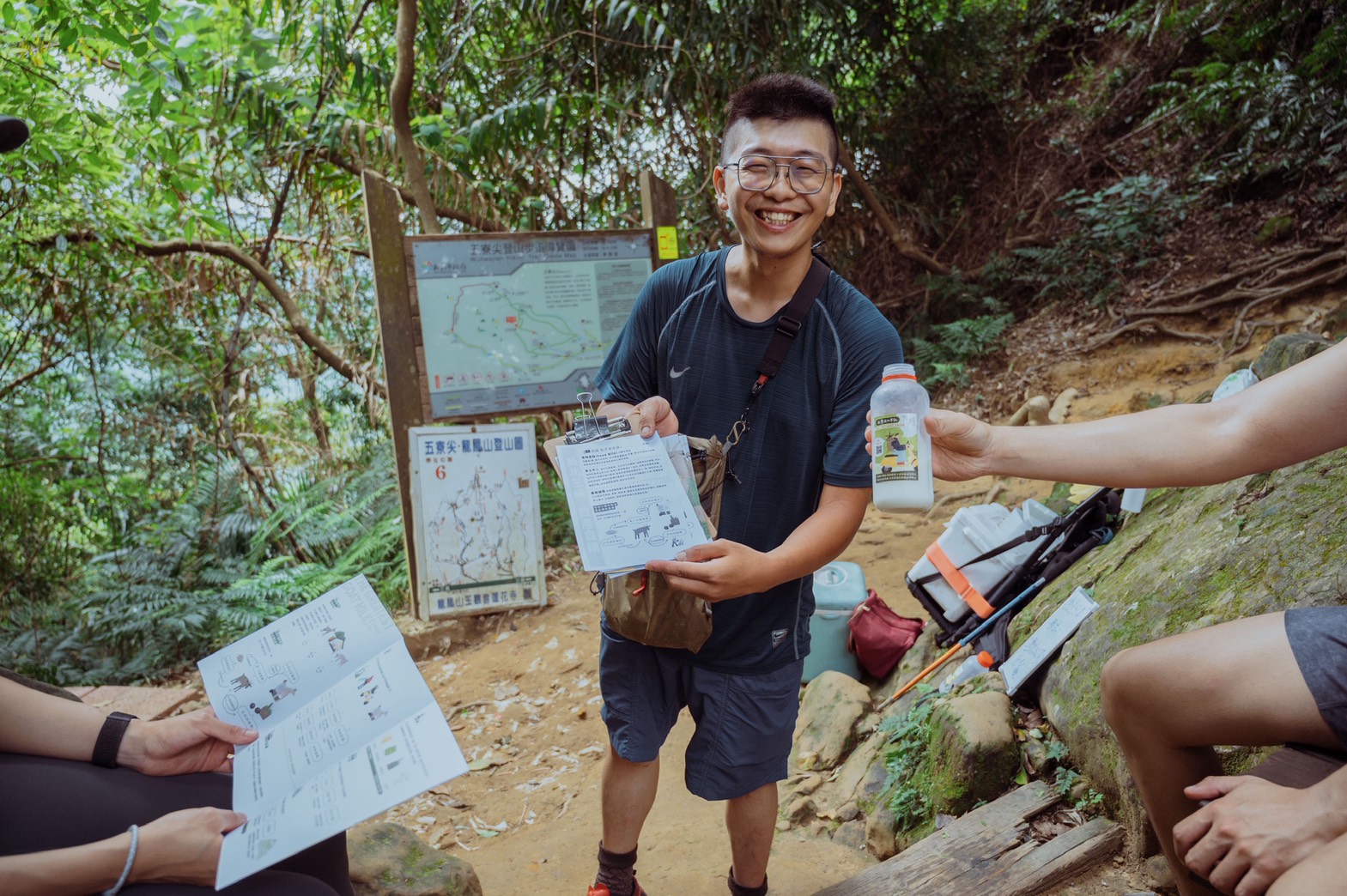 青農邱順群時常辦理食農教育讓民眾認識羊奶