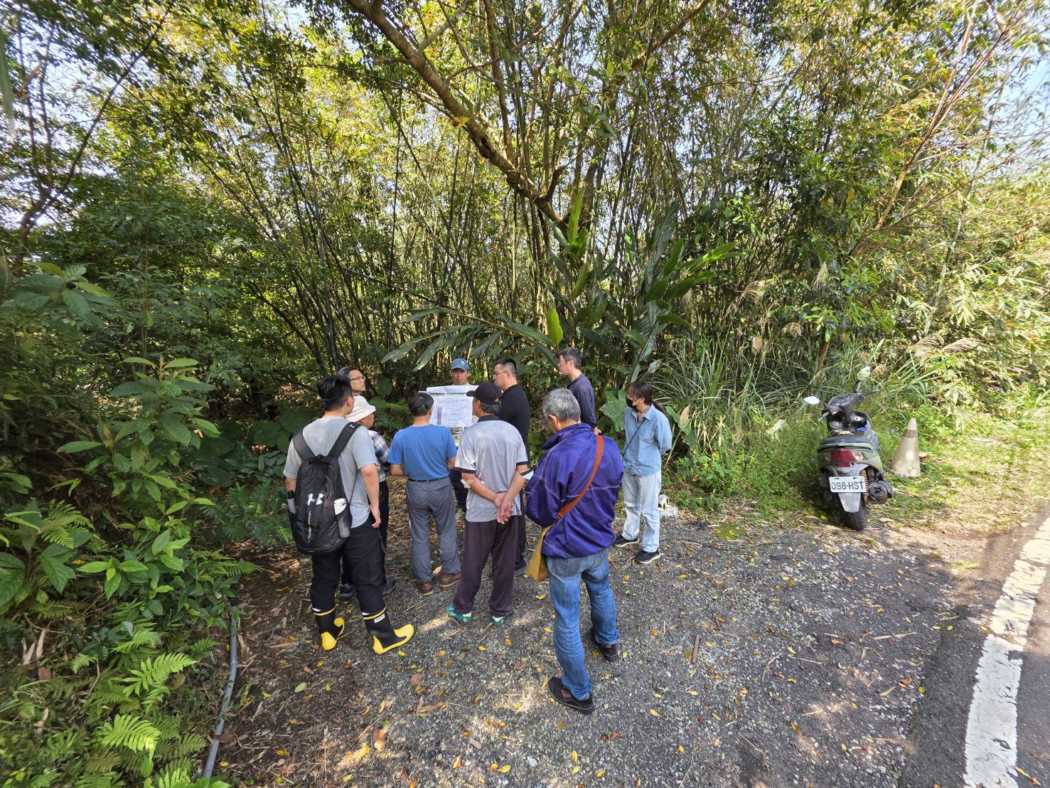 市府邀集地主辦理現勘說明集水井工程設計內容